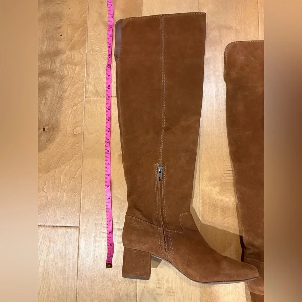 MADEWELL Walker Over-the-Knee Boot suede sz 8.5 brown